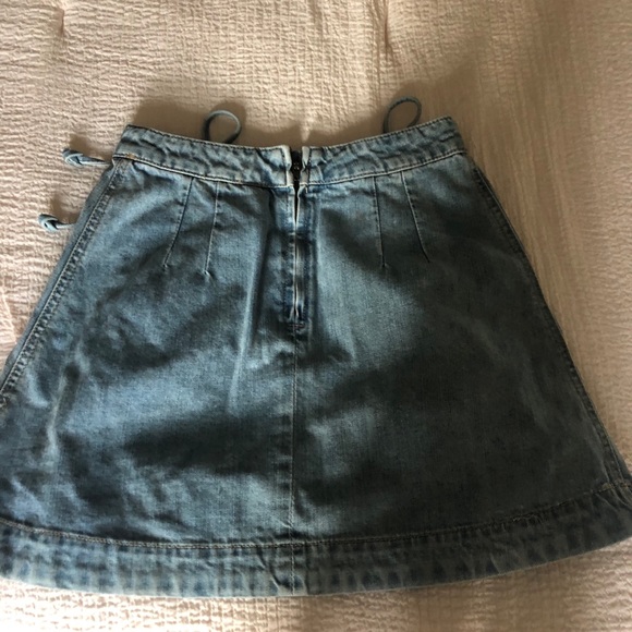 Free people jean skirt..too cute! - Picture 2 of 3